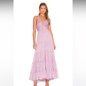 Chamomile Maxi Dress in Lilac Ditsy